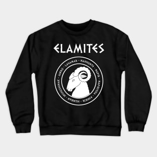 Elamites Ancient Bronze Age Civilization Gods of Elam Crewneck Sweatshirt